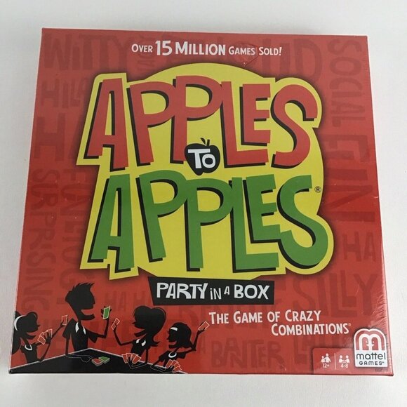Apples To Apples Party In A Box Family Fun Game Crazy Combinations Cards New